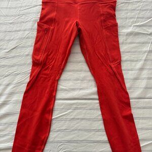 Athleta Up For Anything 7/8 Tight - On Fire